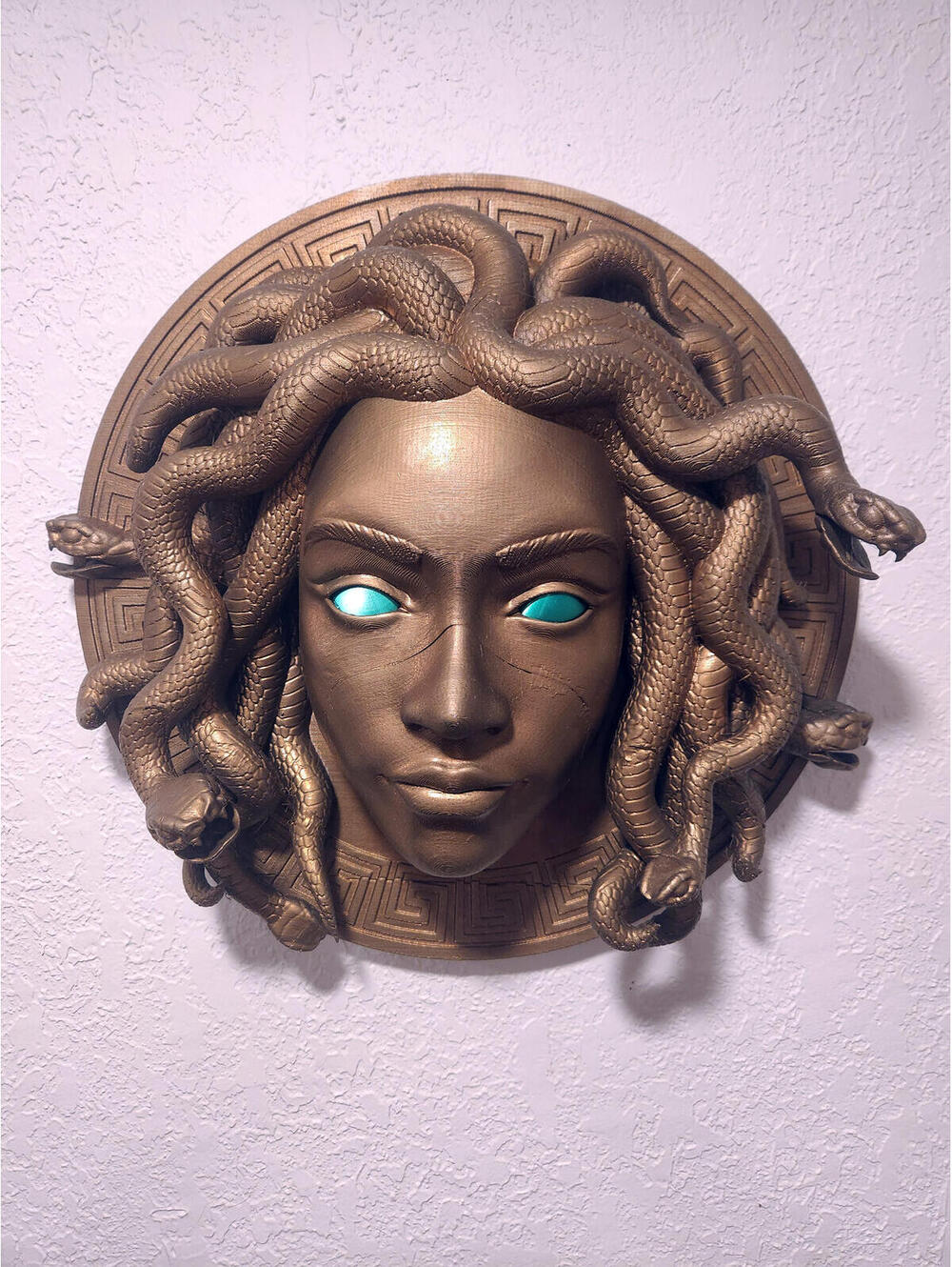 Greek Mythology Home Decor - Elegant Medusa Wall Hanging - Abstract Art Gift